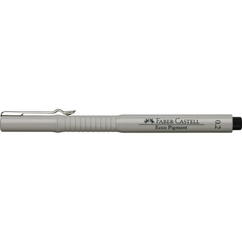 Cienkopis kreślarski Ecco Pigment czarny 0,2mm 1kol. Faber Castell (FC166299) Cienkopis kreślarski Ecco Pigment czarny 0,2mm 1kol. Faber Castell (FC166299)