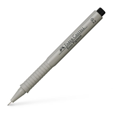 Cienkopis kreślarski Ecco Pigment czarny 0,2mm 1kol. Faber Castell (FC166299) Cienkopis kreślarski Ecco Pigment czarny 0,2mm 1kol. Faber Castell (FC166299)