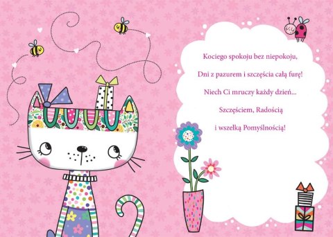 Kartka składana KOT-WIOSNA A5 Henry (5907465663052)