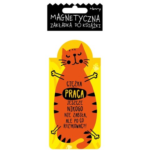 Zakładka do książki magnetyczna NW KOT Henry (5907465661027)
