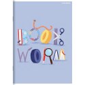 Zeszyt BOOKWORM/RETRO A5 32k. 70g krata Top 2000 (400169402)