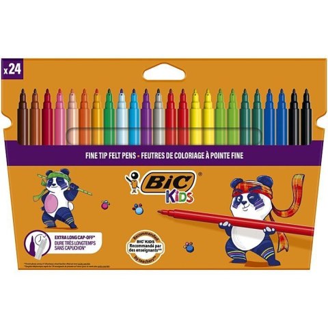 Flamaster CBW24 24 kol. Bic Kids (520046) Flamaster CBW24 24 kol. Bic Kids (520046)