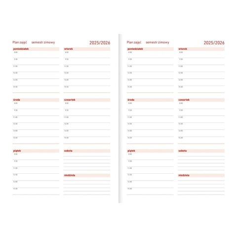 Kalendarz nauczyciela książkowy (terminarz) EKO MAPA A5 Wydawnictwo Wokół Nas (A5TA072B)