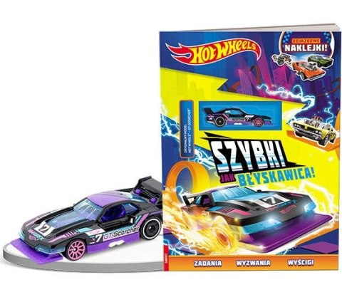 Książka dla dzieci Hot Wheels™. Szybki jak błyskawica! Ameet (fla 1602) Książka dla dzieci Hot Wheels™. Szybki jak błyskawica! Ameet (fla 1602)