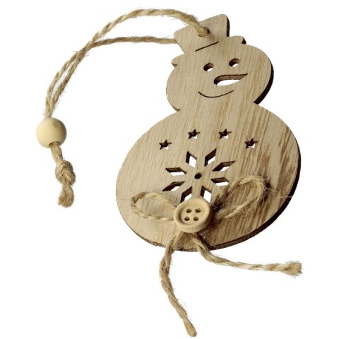 Ozdoba drewniana Craft-Fun Series zawieszka bałwanek Titanum (20HY0402-78)