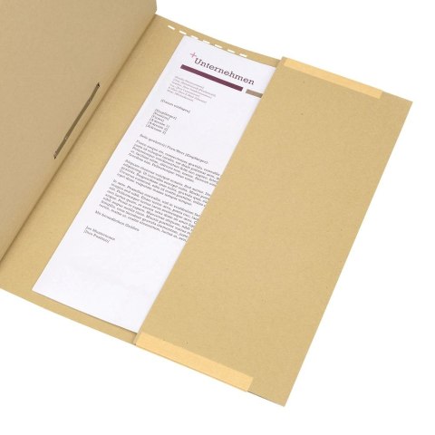 Skoroszyt Vertic Ultimate wiszący personalno-kredytowy A4 brązowy karton 230g Elba (100082310)