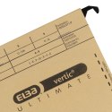 Skoroszyt Vertic Ultimate wiszący personalno-kredytowy A4 brązowy karton 230g Elba (100082310)