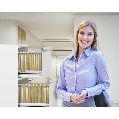 Skoroszyt Vertic Ultimate wiszący personalno-kredytowy A4 brązowy karton 230g Elba (100082310)