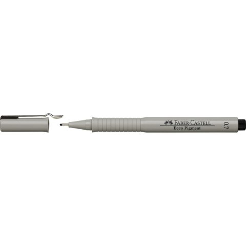 Cienkopis kreślarski Ecco Pigment czarny 0,7mm 1kol. Faber Castell (FC166799) Cienkopis kreślarski Ecco Pigment czarny 0,7mm 1kol. Faber Castell (FC166799)
