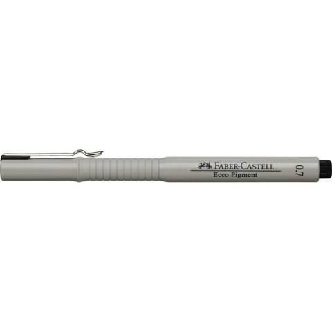 Cienkopis kreślarski Ecco Pigment czarny 0,7mm 1kol. Faber Castell (FC166799) Cienkopis kreślarski Ecco Pigment czarny 0,7mm 1kol. Faber Castell (FC166799)