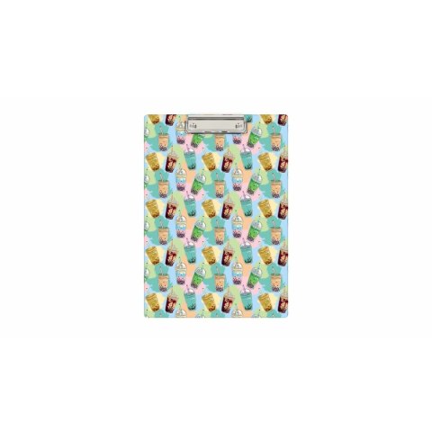 Deska z klipem (podkład do pisania) BUBBLE TEA A4 mix Biurfol (KHN-01-37)