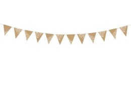 Girlanda Flagietki, kraft, 2,1 m Partydeco (FLG17)