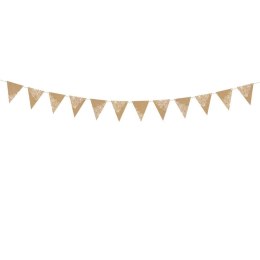 Girlanda Flagietki, kraft, 2,1 m Partydeco (FLG17)