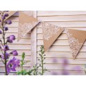 Girlanda Flagietki, kraft, 2,1 m Partydeco (FLG17)