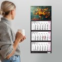 Kalendarz ścienny BUKIET 310mm x 790mm Press