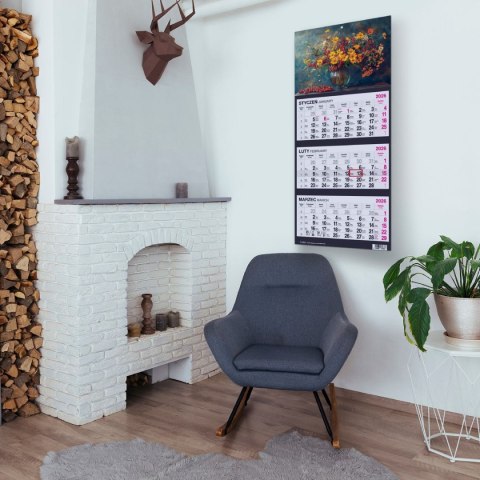 Kalendarz ścienny BUKIET 310mm x 790mm Press