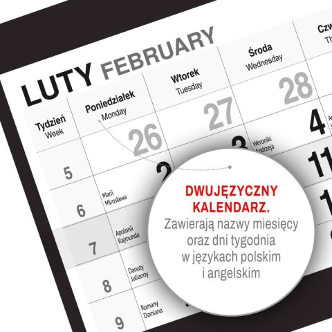 Kalendarz ścienny BUKIET 310mm x 790mm Press