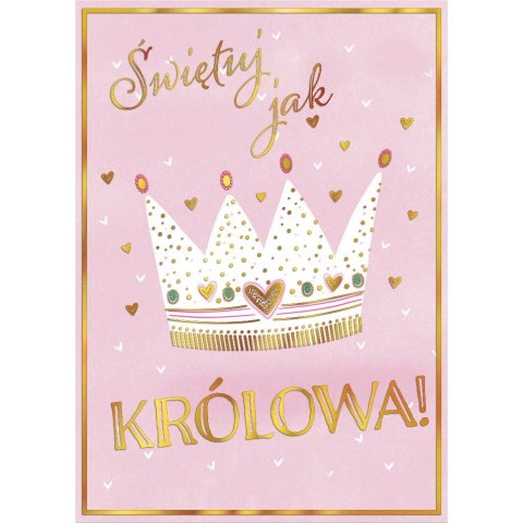 Kartka składana KARNET B8 korona Henry (5905701484270) Kartka składana KARNET B8 korona Henry (5905701484270)