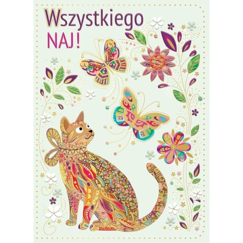 Kartka składana KOT LATO B6 Henry (5905701484058) Kartka składana KOT LATO B6 Henry (5905701484058)