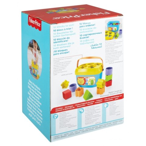 Klocki plastikowe pierwsze klocki malucha Fisher Price (ffc84) Klocki plastikowe pierwsze klocki malucha Fisher Price (ffc84)