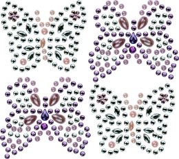 Kryształki Craft-Fun Series motyle mix Titanum (24MH03214)