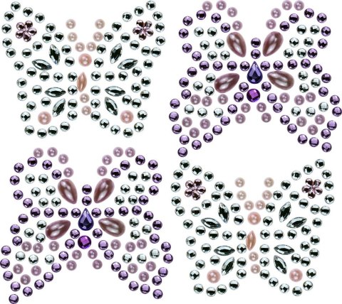 Kryształki Craft-Fun Series motyle mix Titanum (24MH03214)