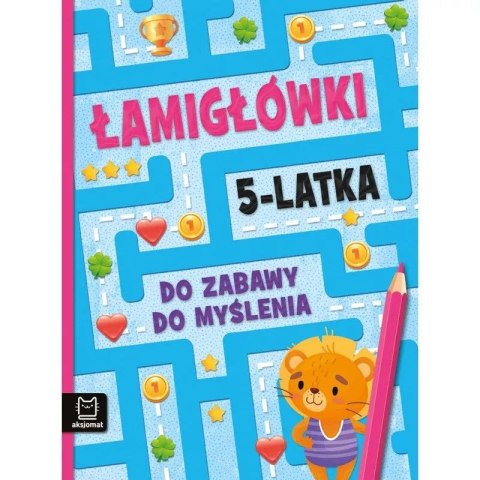 Książka dla dzieci Łamigłówki 5-latka. Do zabawy do myślenia Książka dla dzieci Łamigłówki 5-latka. Do zabawy do myślenia