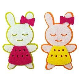 Naklejka (nalepka) Craft-Fun Series króliczki w sukienkach Titanum (2615X)