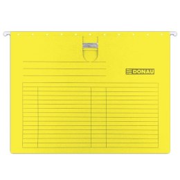 Teczka zawieszkowa A4 żółty karton 230g [mm:] 240x320 Donau (7430001PL-11)