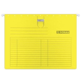 Teczka zawieszkowa A4 żółty karton 230g [mm:] 240x320 Donau (7430001PL-11)