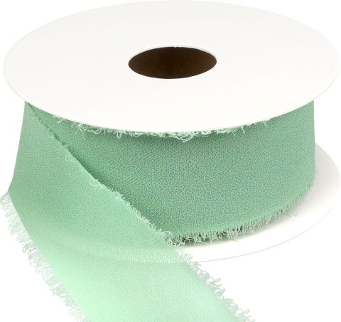 Wstążka Craft-Fun Series szyfonowa strzępiona 40x10 [mm x m] szałwiowy Titanum (WJ40-10-109)