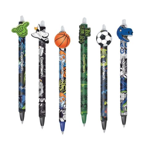 Długopis standardowy Boys wymazywalny wkład niebieski 0,5mm Patio (95338CP)