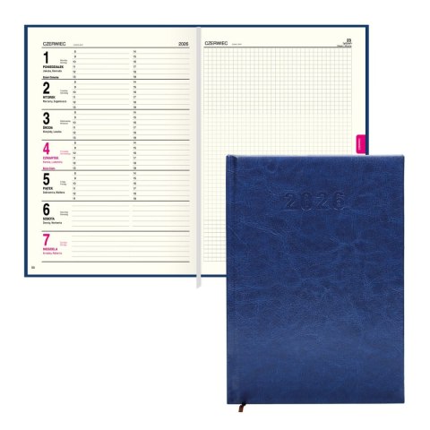 Kalendarz książkowy (terminarz) A5 Press (tygodniowy)