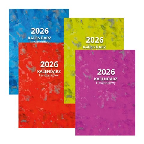 Kalendarz książkowy (terminarz) mix A7 Press (TYGODNIOWY)