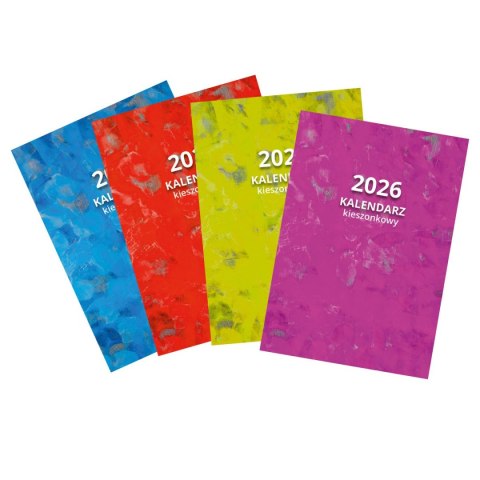 Kalendarz książkowy (terminarz) mix A7 Press (TYGODNIOWY)