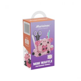 Klocki konstrukcyjne Mini Waffle 70 elementów przybornik świnka Marioinex
