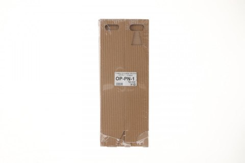 Opakowanie ozdobne na butelkę naturalne 10szt szara [mm:] 75x75x 310 Paw (OP-PN-1)