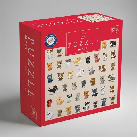 Puzzle KIDS 8 CATS 5902277368997 250 el. Interdruk (250 el) Puzzle KIDS 8 CATS 5902277368997 250 el. Interdruk (250 el)