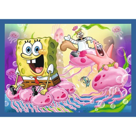 Puzzle Sponge Bob 4w1 4w1 el. Trefl (34674)