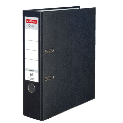 Segregator dźwigniowy Q. file Standard 0011167061 A4 80mm czarny Herlitz (300003083) Segregator dźwigniowy Q. file Standard 0011167061 A4 80mm czarny Herlitz (300003083)