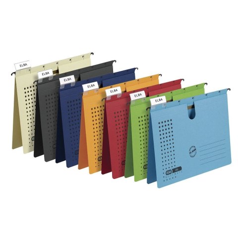 Skoroszyt Chic Ultimate wiszący A4 żółty karton 230g Elba (100552095)