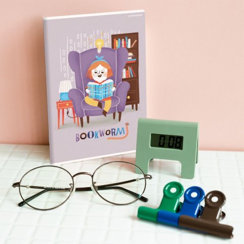 Zeszyt BOOKWORM/RETRO A5 16k. 70g podwójna linia kolor Top 2000 (400169400) Zeszyt BOOKWORM/RETRO A5 16k. 70g podwójna linia kolor Top 2000 (400169400)