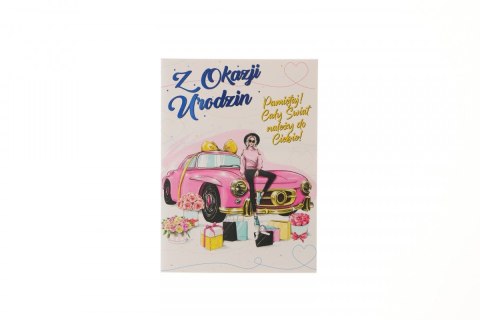 Kartka składana Comic Urodzinowy dla dziewczyny B6 Ev-corp (STKC-001) Kartka składana Comic Urodzinowy dla dziewczyny B6 Ev-corp (STKC-001)