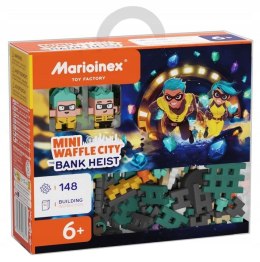 Klocki konstrukcyjne Mini Waffle City 148 elementów napad na bank Marioinex
