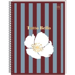 Kołozeszyt (kołonotatnik) TUTTO BELLO metalic A6 80k. 70g krata Interdruk