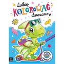 Książka dla dzieci LUBIĘ KOLOROWAĆ DINOZAURY Książka dla dzieci LUBIĘ KOLOROWAĆ DINOZAURY
