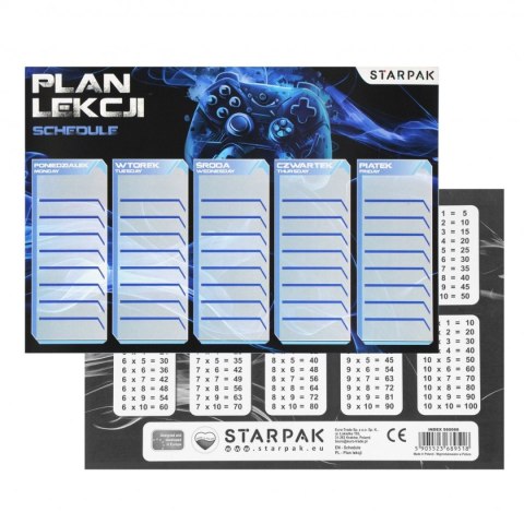 Plan lekcji Gaming Starpak (560066) Plan lekcji Gaming Starpak (560066)