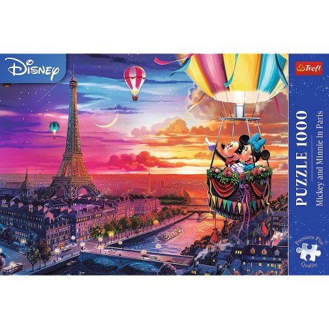 Puzzle Mickey i Minnie w Paryżu 1000 el. Trefl (10917)
