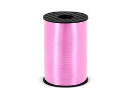Wstążka plastikowa jasny różowy, 5mm/225m 5x225 [mm x m] różowy jasny Partydeco (PRP5-081J)