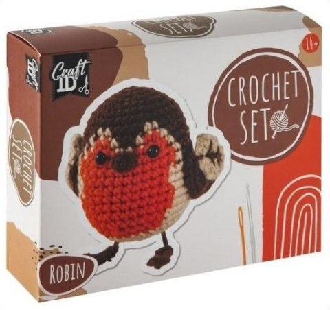 Zestaw kreatywny dla dzieci Ptaszek na szydełku Grafix (2302)